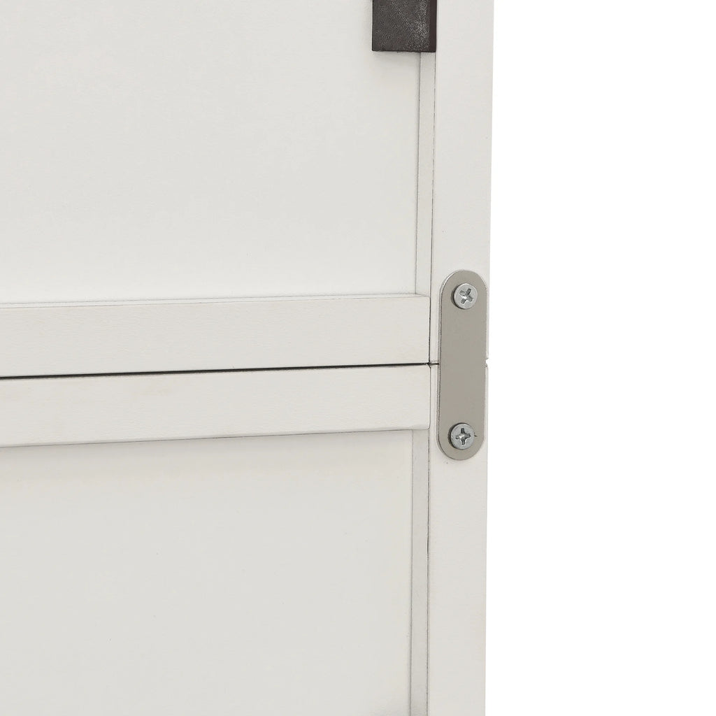 8-Tier Media Tower Rack Storage Cabinet with Adjustable Shelves U392