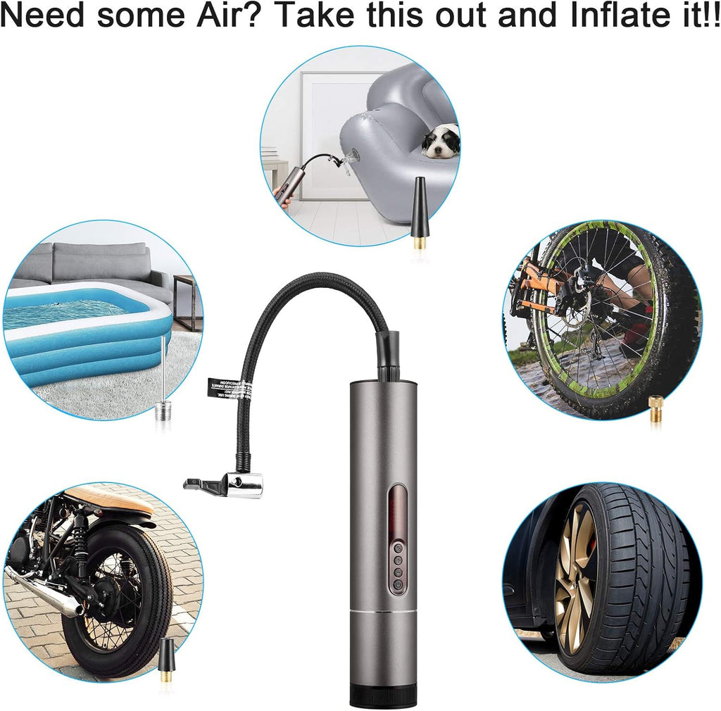 6600mAh Cordless Tire Inflator Air Compressor S3487