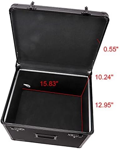 Locking File Storage Chest, Tactical Black, Pack of 2 J47809