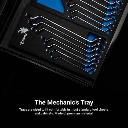 7-Piece SAE Double Box End Wrench Set with Tray P60177
