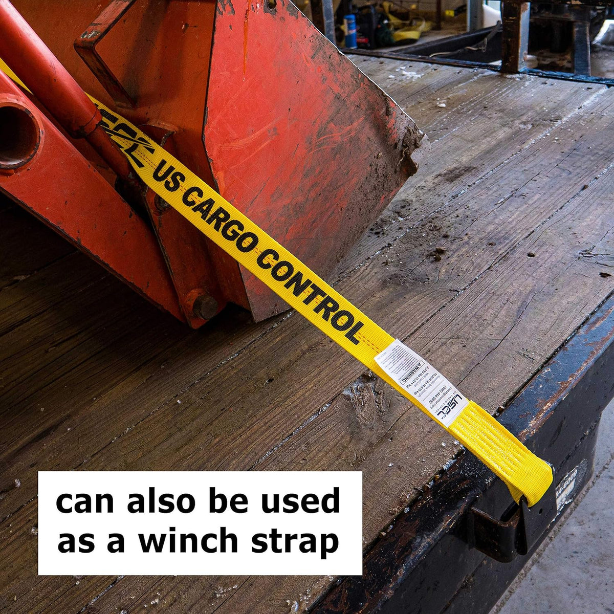 2 Pack 25 Foot Long 2 Inch Wide Replacement Strap with Black Flat Hook M765555