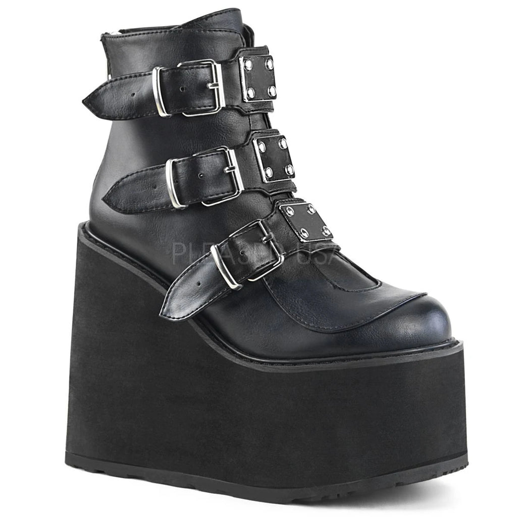 White Vegan Leather Swing-105 Shoes X4625