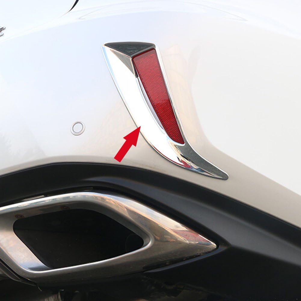 Chrome Rear Fog Light Cover Trims Pack of 2 Q2819