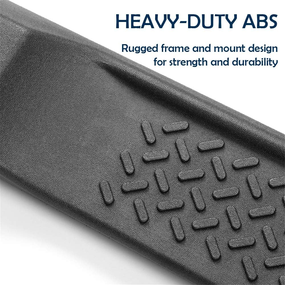 Matte Black 2pcs Side Steps for Jeep Wrangler JK 2-Door W474
