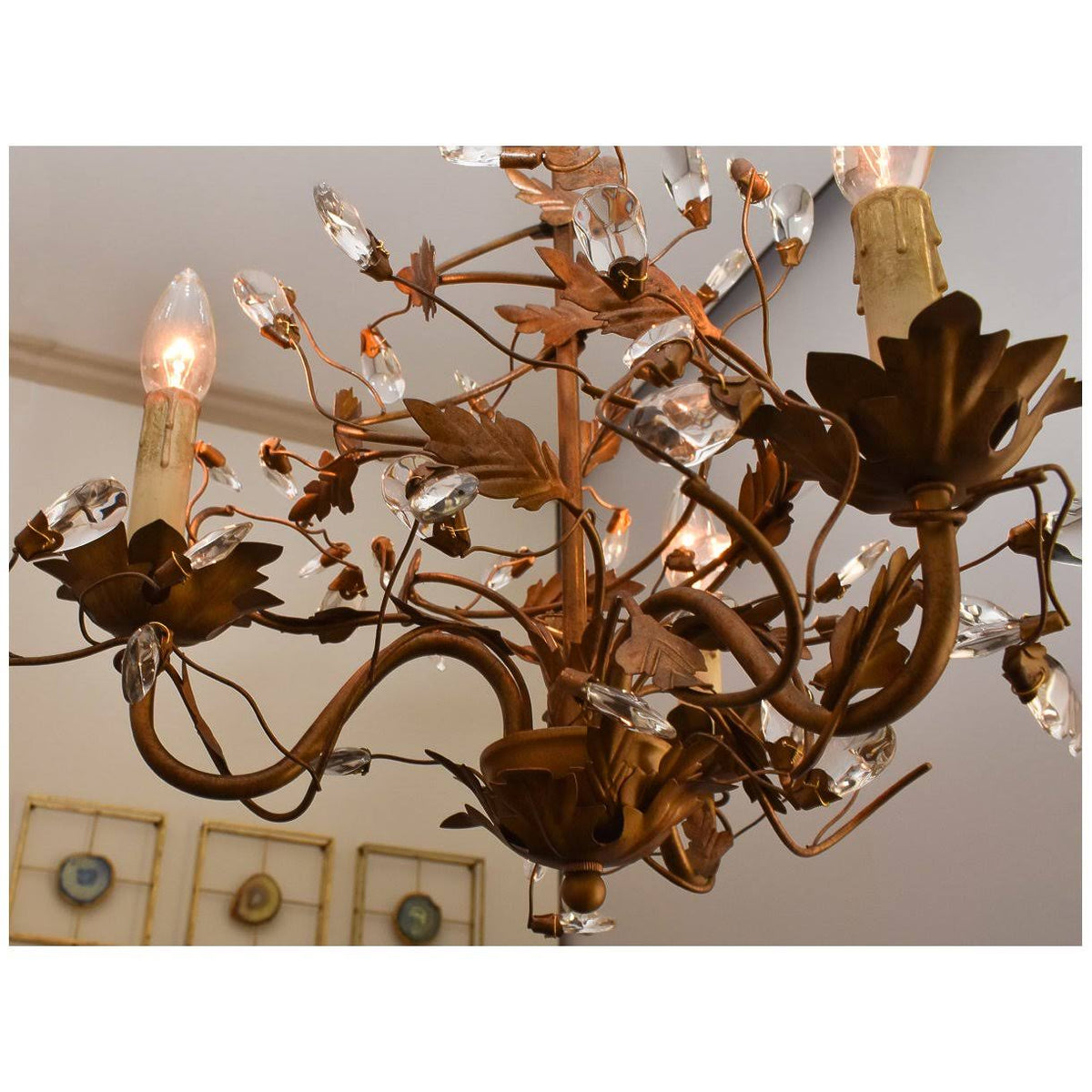 Etruscan Gold 9-Light Chandelier F9663