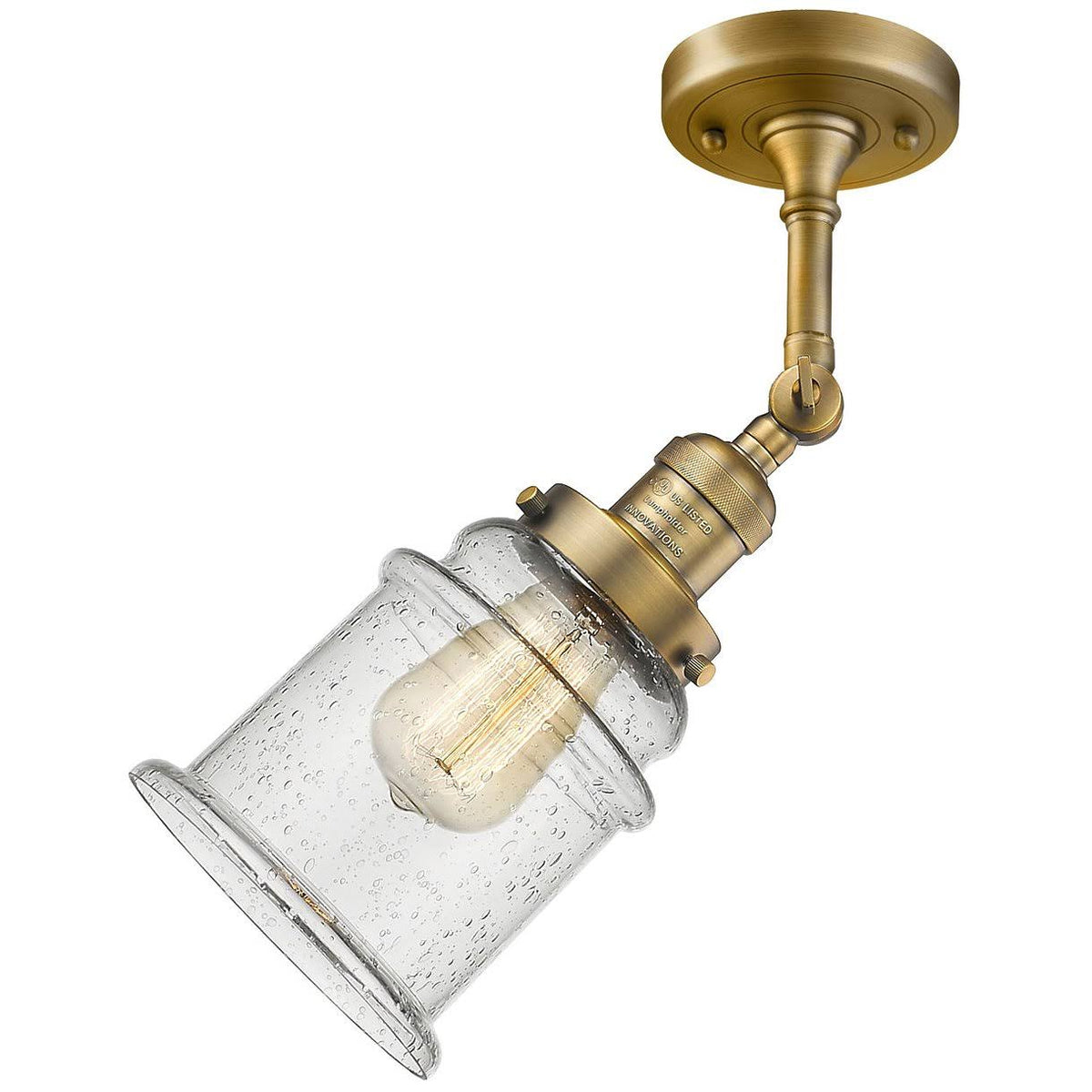 1 Light Semi Flush Mount V500