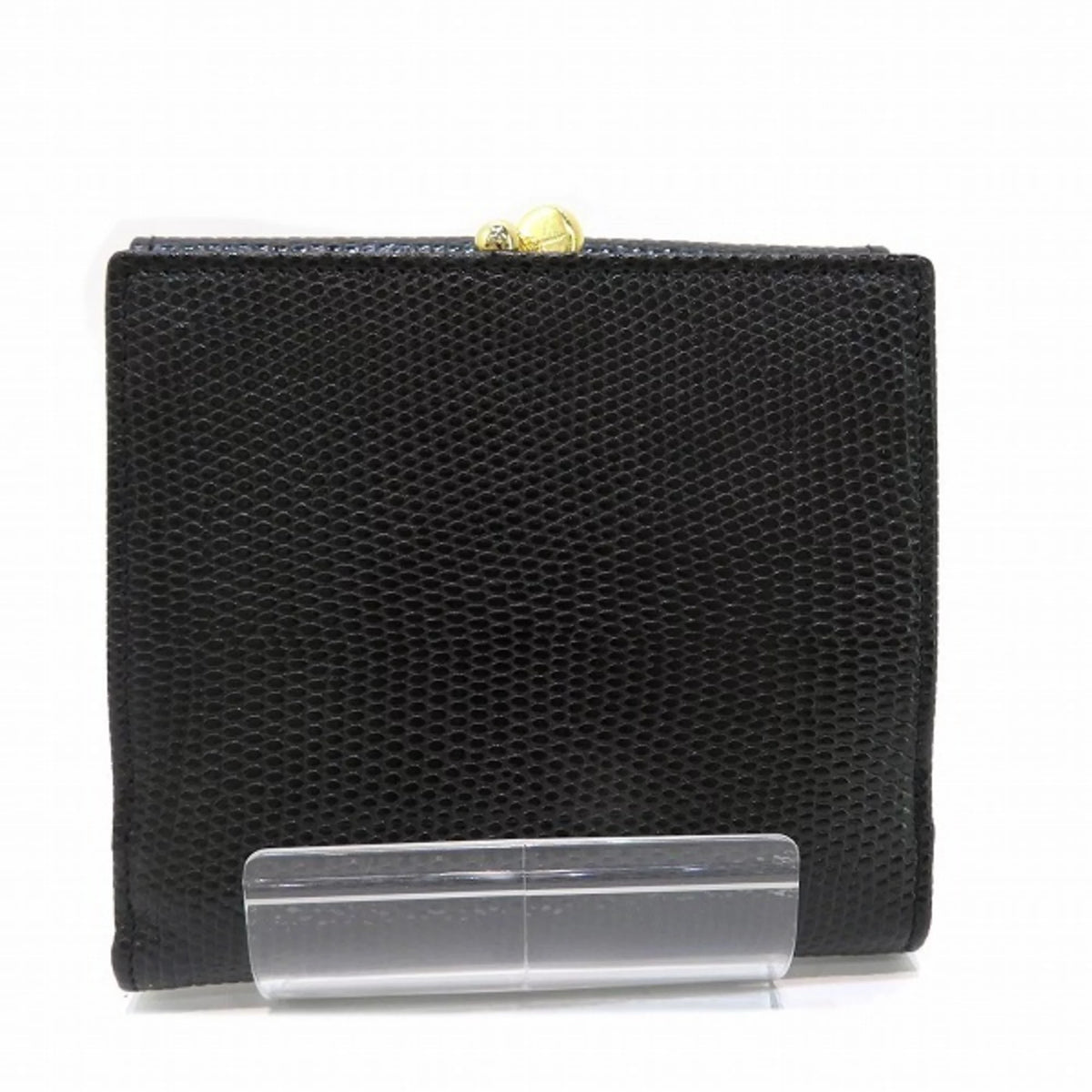 Pre-Owned Black Bifold Wallet V108223