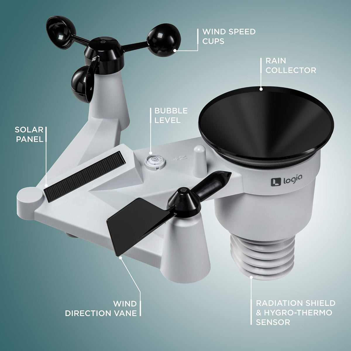 5-in-1 Wi-Fi Weather Station with Solar M7874