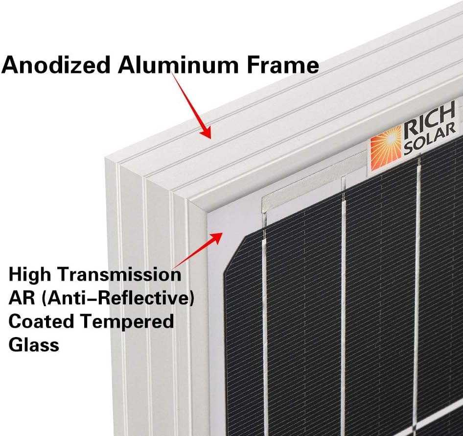 200 Watt 12 Volt Moncrystalline Solar Panel D139