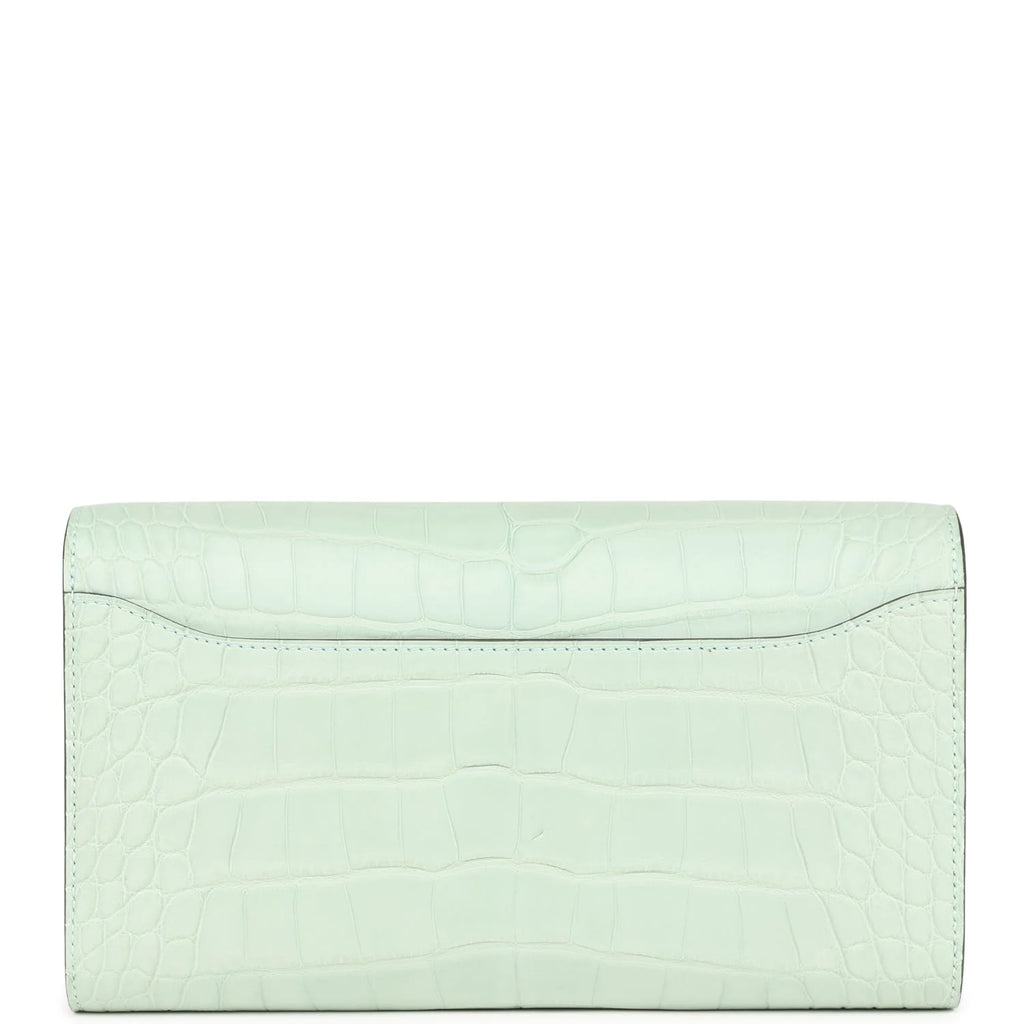 Vert D'eau Matte Alligator Wallet F53856