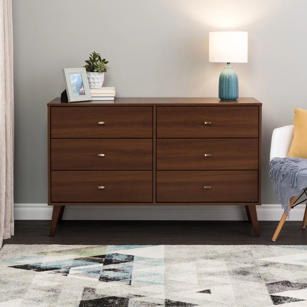 6 Drawer Wooden Dresser B2781