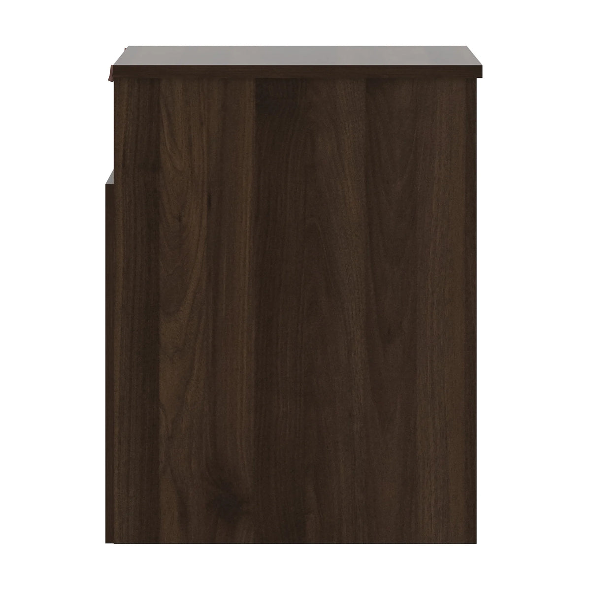 Dark Walnut Open Shelf Nightstand O39356