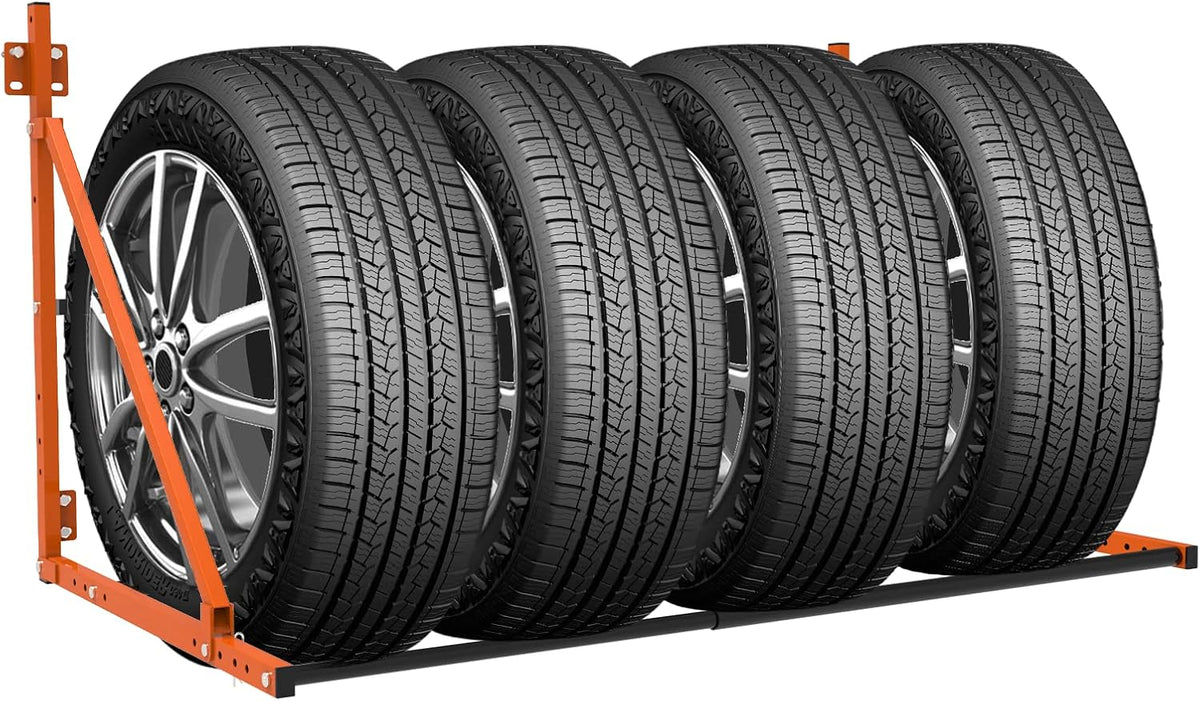 Adjustable Wall Mount Tire Rack, 48-Inch Wide by 36-Inch Deep, Pack of 2 K4312
