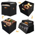 4 in 1 Wood Fired Outdoor Pizza Oven with Pizza Stone V11352
