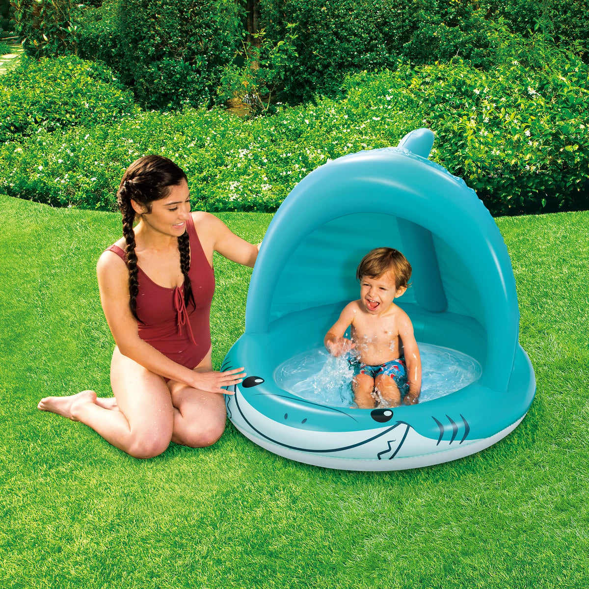 Blue Inflatable Baby Splash Pool E606
