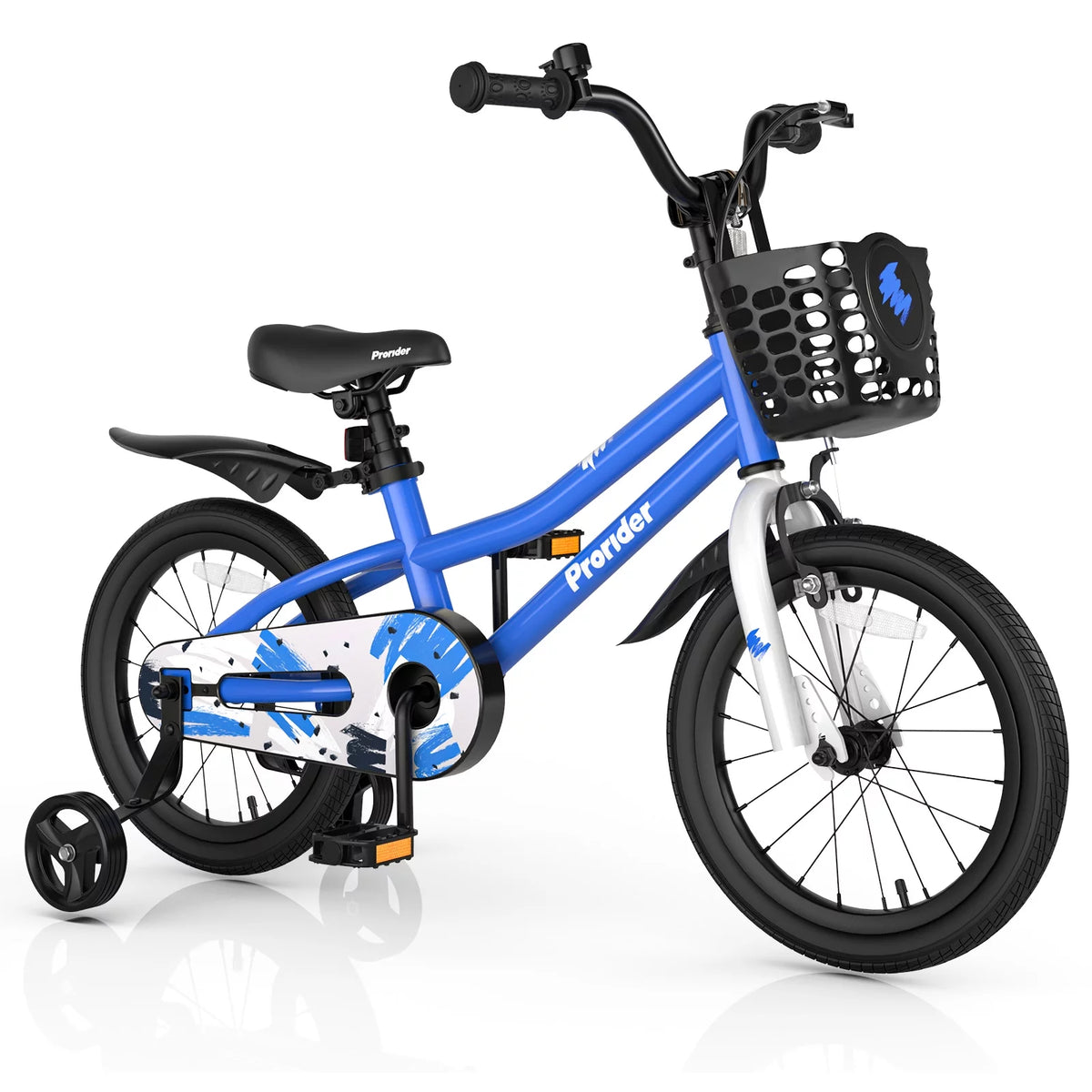 16'' Kid's Bike with Training Wheels & Basket K61555