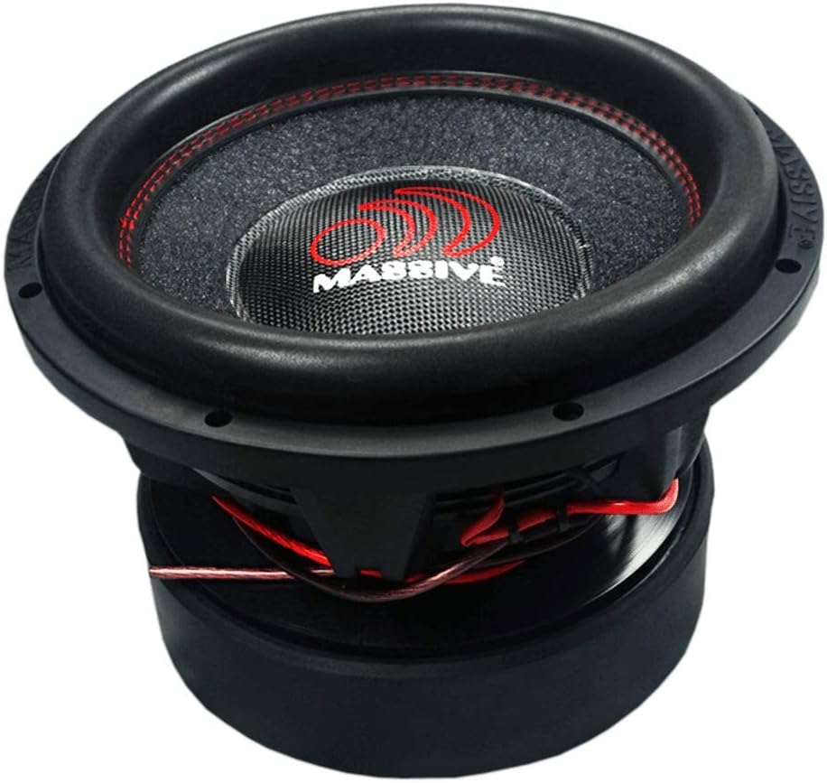 8 Inch Car Audio Subwoofer, 500 Watt RMS, Dual 4 Ohm W792