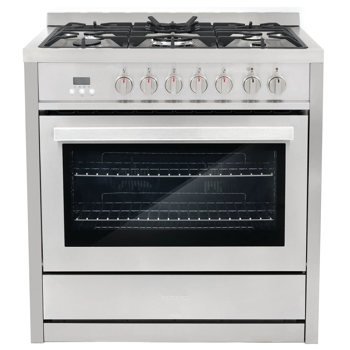5 Piece Kitchen Appliance Package with Dual Fuel Range, Island Range Hood, Built-in Dishwasher, French Door Refrigerator & 48 Bottle Wine Refrigerator K1470