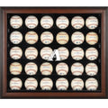 Brown Framed 30-Ball Display Case Z941711