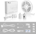 Dimmable LED Strip Light Kit with Power Adapter, Cool White 6000K N543