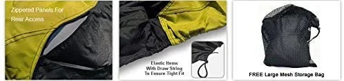 Yellow/Black Trailerable Jet Ski Covers with Storage Bag J573082