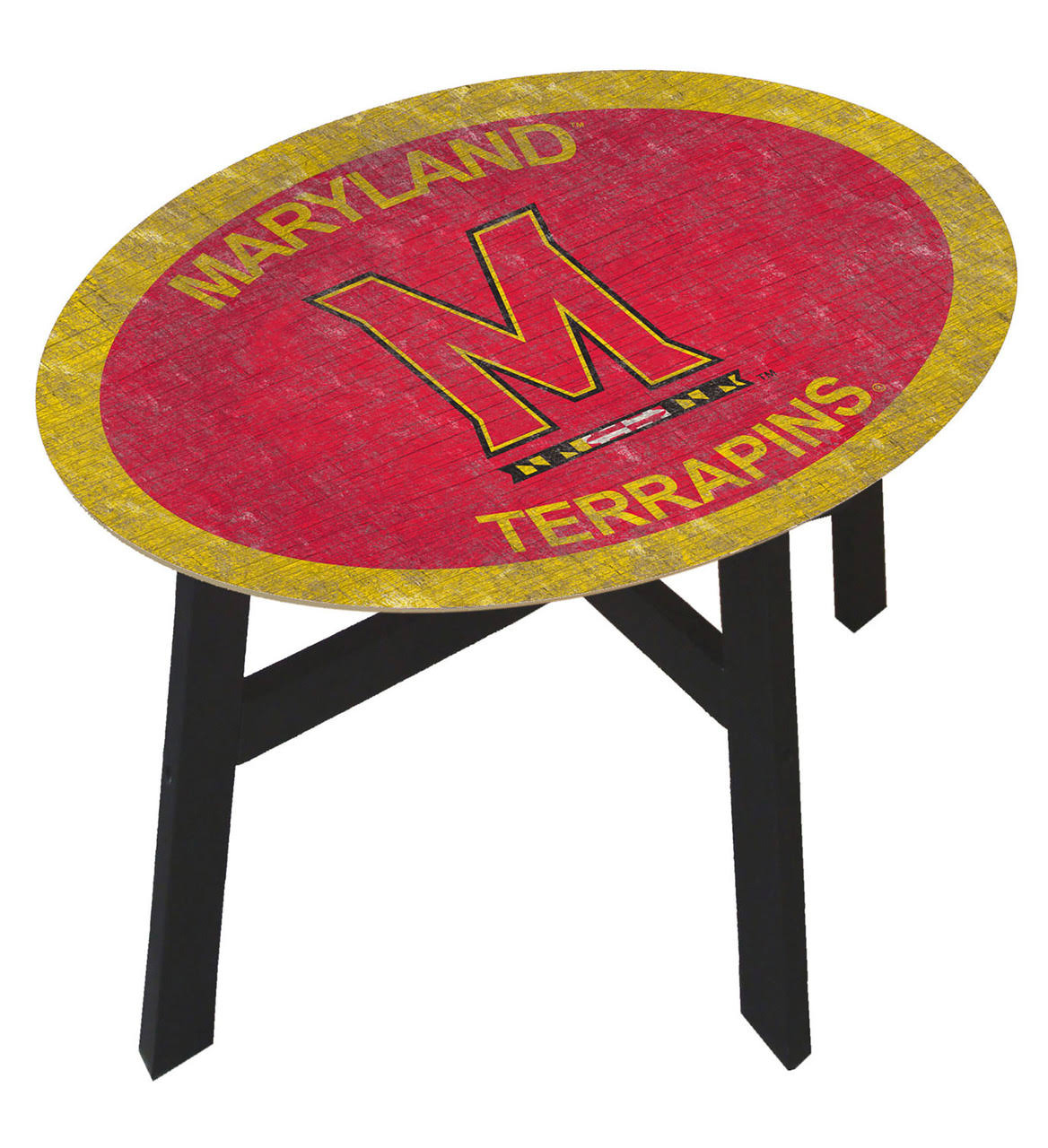 Maryland Terrapins Team Color Side Table O2866