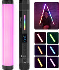 RGB Light Wand 2500-9000K Dimmable CRI 95+ Magnetic Attraction Pack of 2 T279