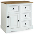 Wood Buffet Sideboard 1 Door 4 Drawers R920852