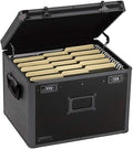 Locking File Storage Chest, Tactical Black, Pack of 2 J47809