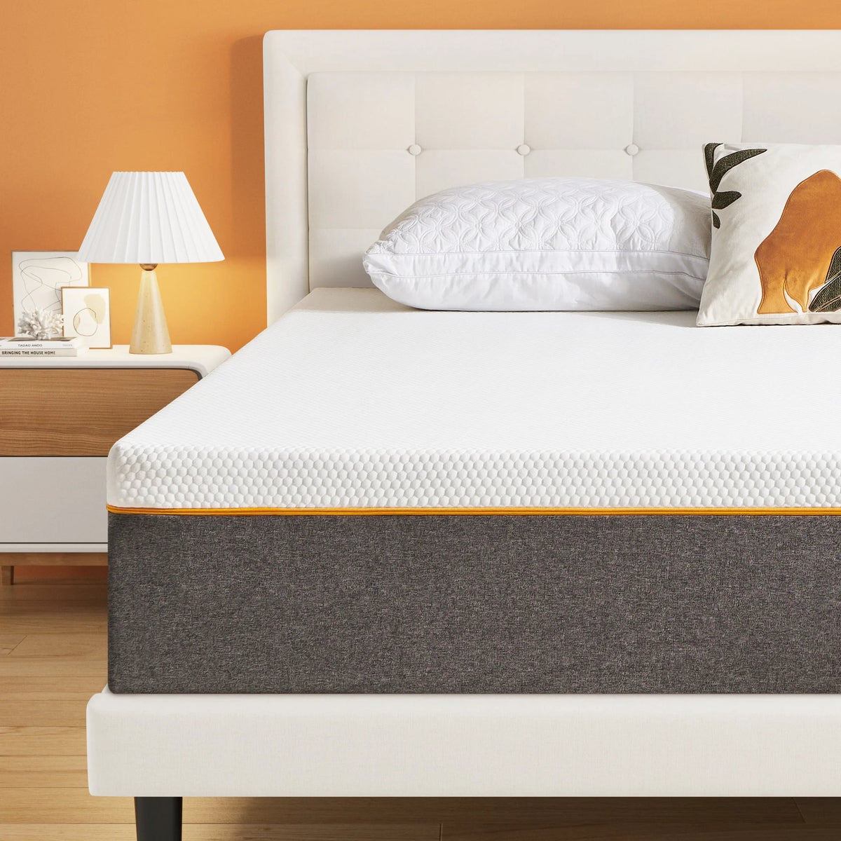 Queen 10 Cool Gel Memory Foam Mattress Y2106