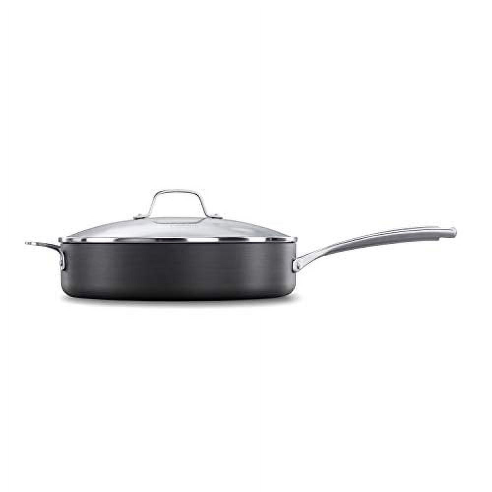 Grey 5 Quart Nonstick Saute Pan with Cover H816