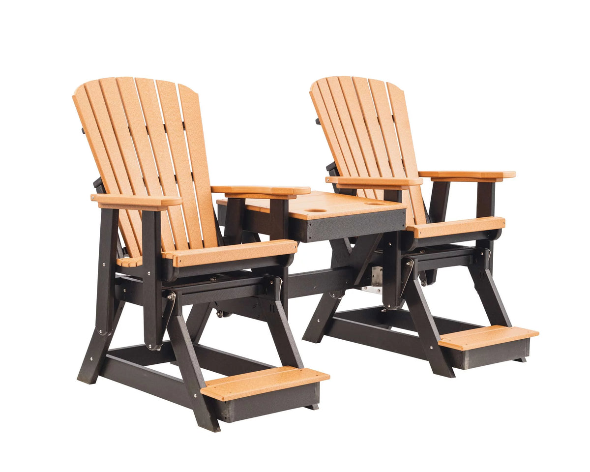 Poly Outdoor Adirondack Balcony Glider E689