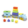 Green Toys Stack and Sort Train, 12 Piece Vehicle Playset P716