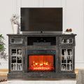 Dark Oak Fireplace TV Stand H5203