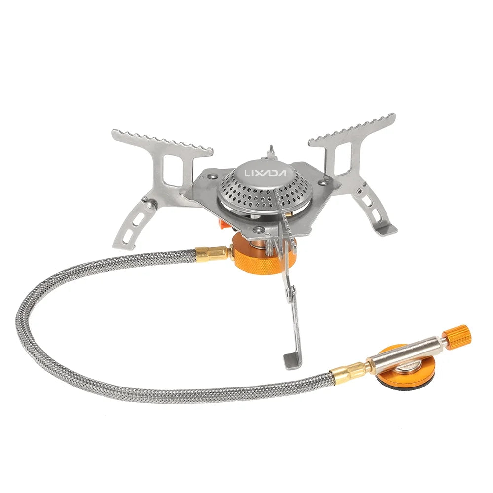 Camping Foldable Gas Set with Gas Conversion Head Adapter L18924
