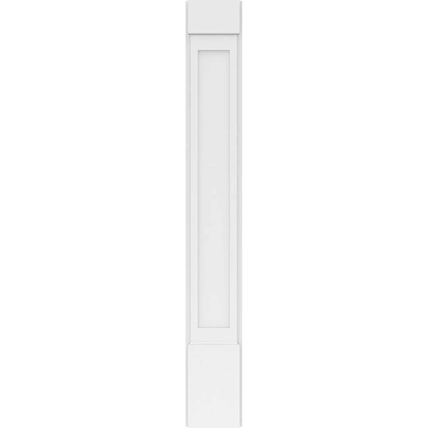 Flat Panel PVC Pilaster with Capital and Base (Pair) D540997