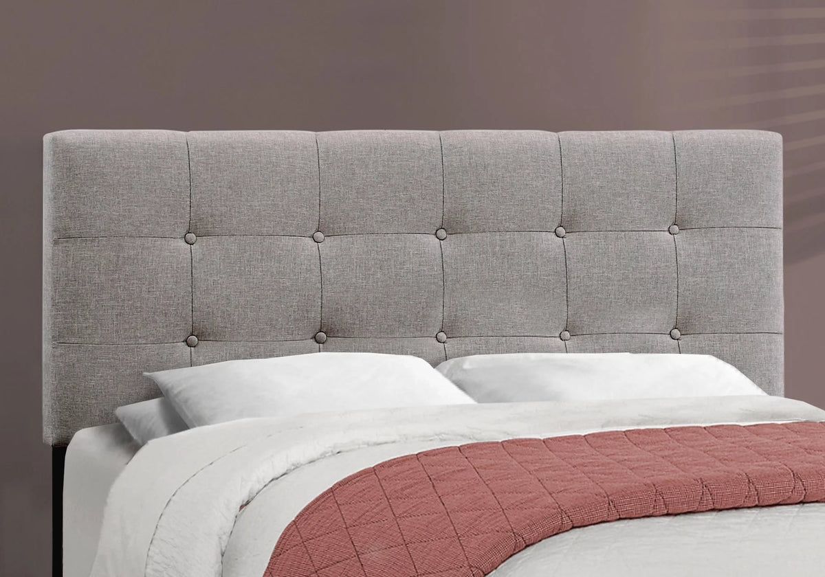 Charcoal Gray Queen Size Bed Frame L58521