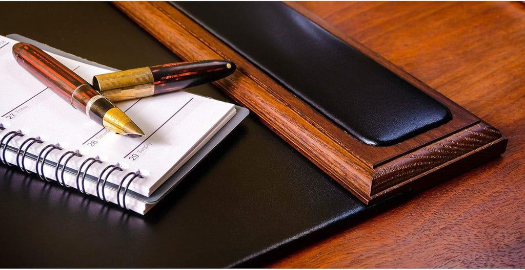 Wood & Leather Desk Pad Y8631