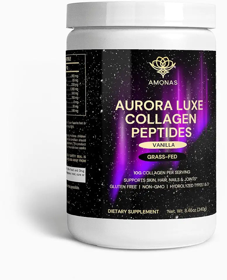 Collagen Peptides Powder Vanilla Grass-Fed Bovine Types I & III V8505