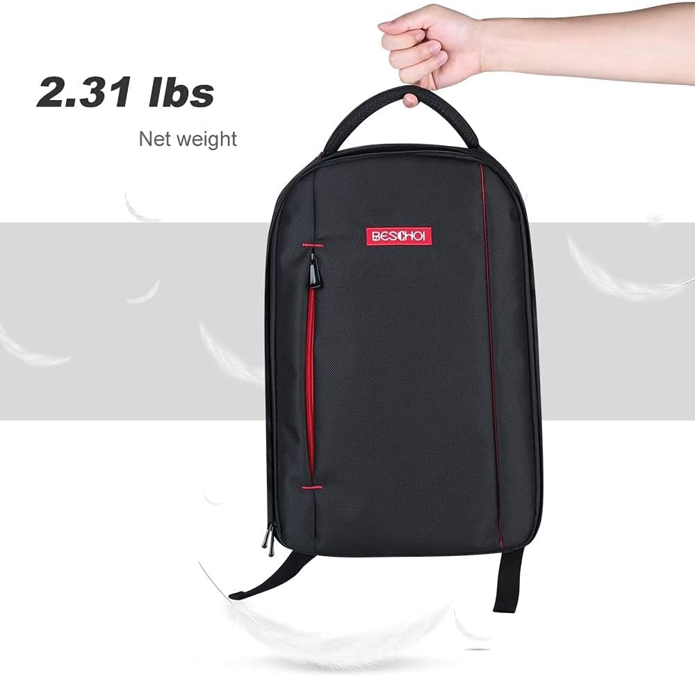 Black Large Waterproof DSLR Camera Backpack H54649