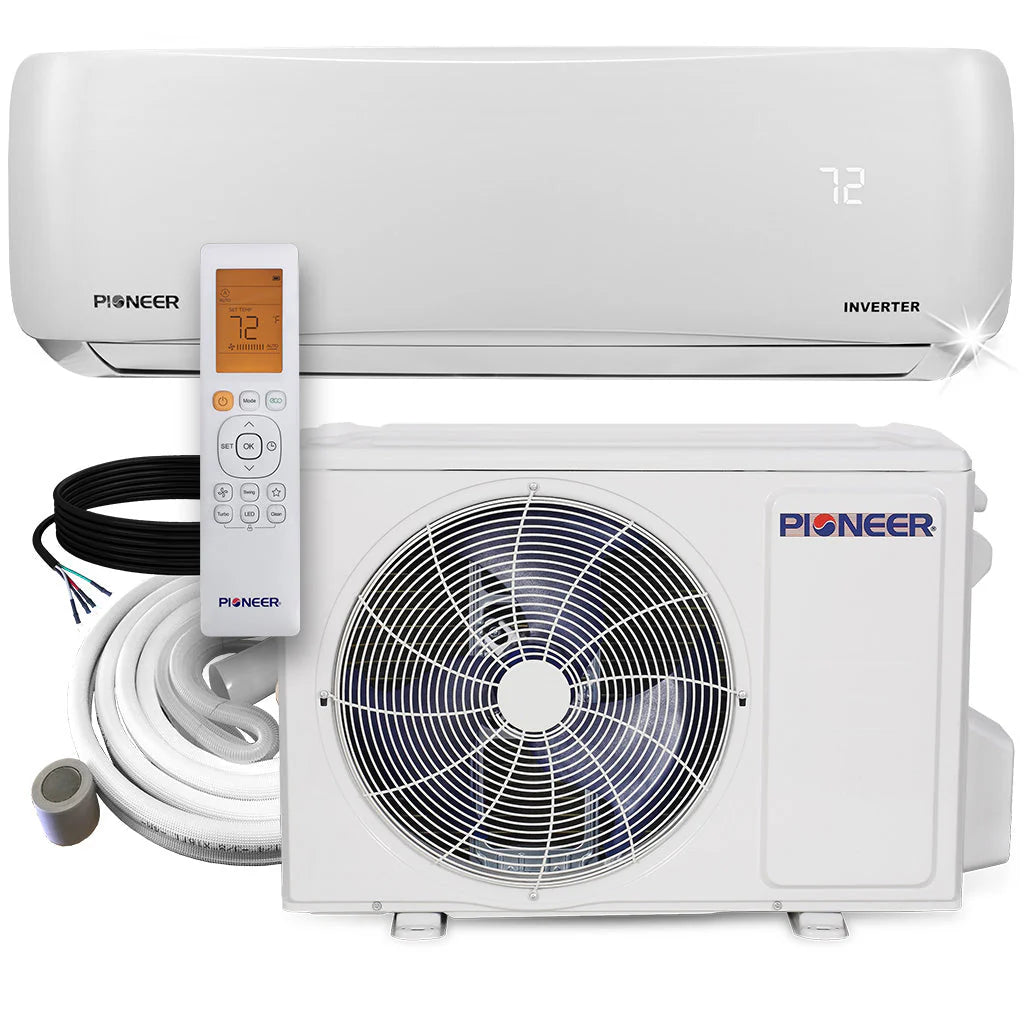 9,000 BTU 20.5 SEER 115V Ductless Mini-Split Inverter Air Conditioner Heat Pump System R39098