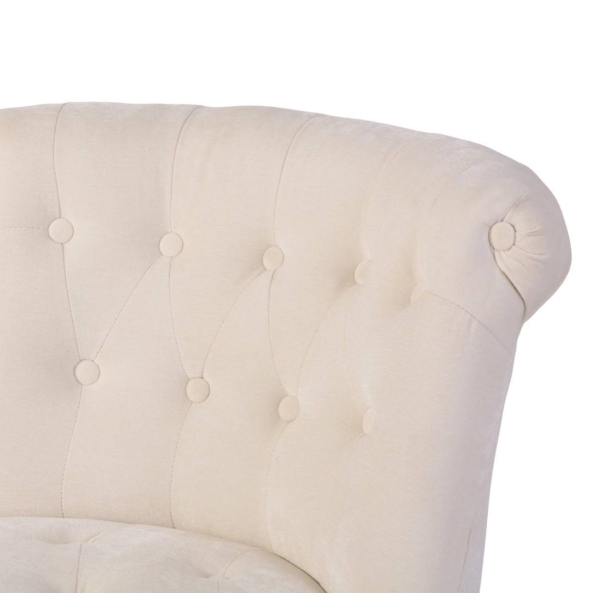 Blue Velvet Upholstered Task Chair L72752