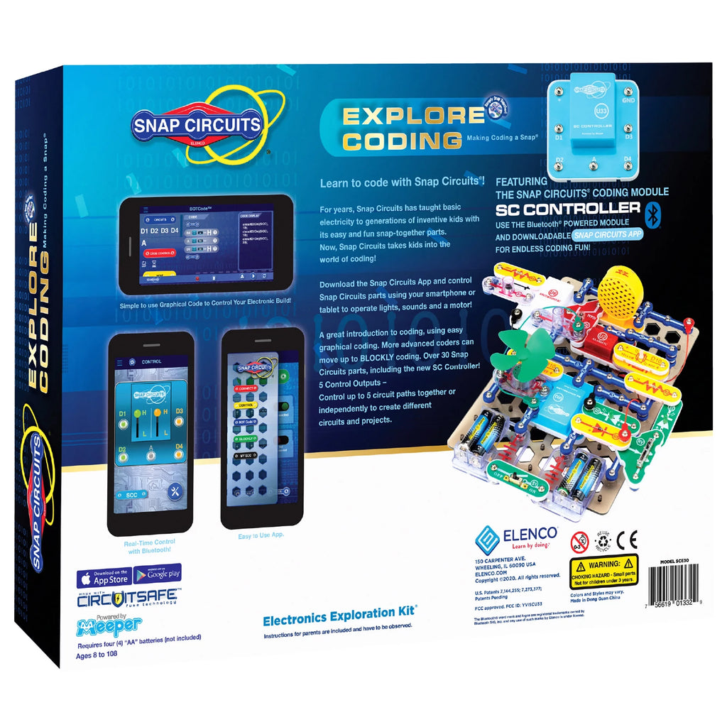 Snap Circuits Explore Coding STEM Building Toy E1328