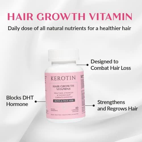 60 Pills Hair Growth Biotin Supplement V431