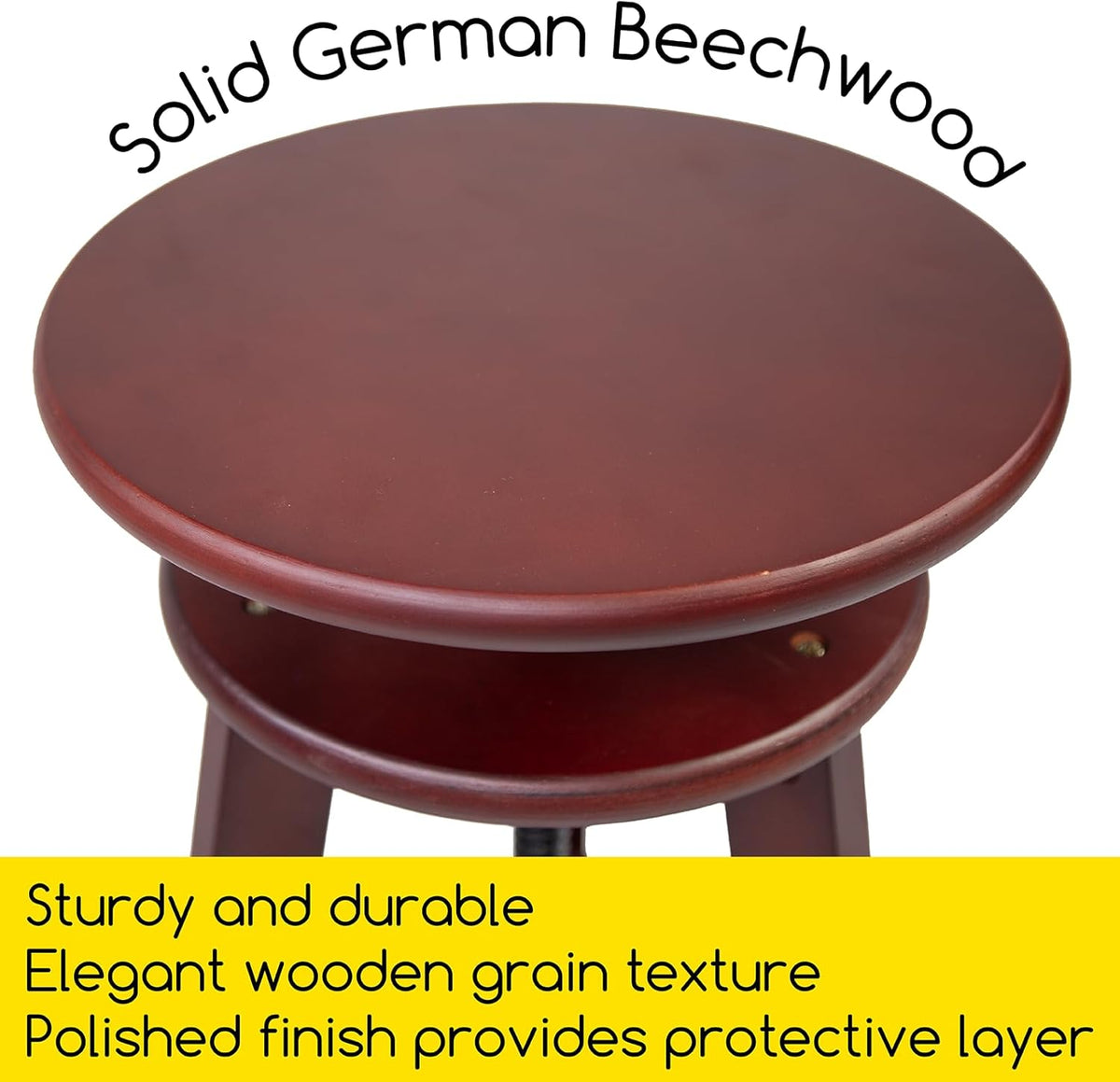 Extra-Large Wood Drafting Table and Wooden Stool B79542