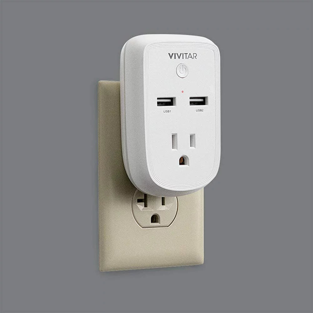 White Wi-Fi Outlet with Timers 2 Pack C905348