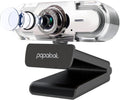 1080P Webcam with Microphone, Full HD Streaming Web Camera, 90° View Computer Camera, Manual Focus USB Camera H76436