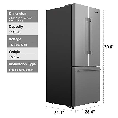 French Door Refrigerator with Bottom Freezer Z821037