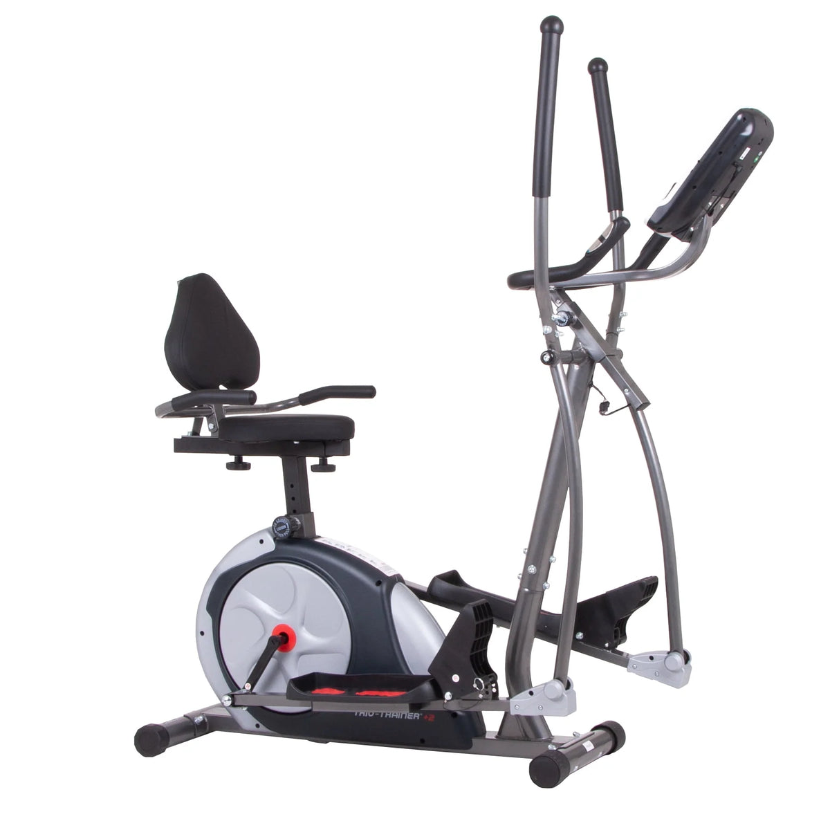 3-in-1 Elliptical and Exercise Bike with Heart Rate Monitor G877