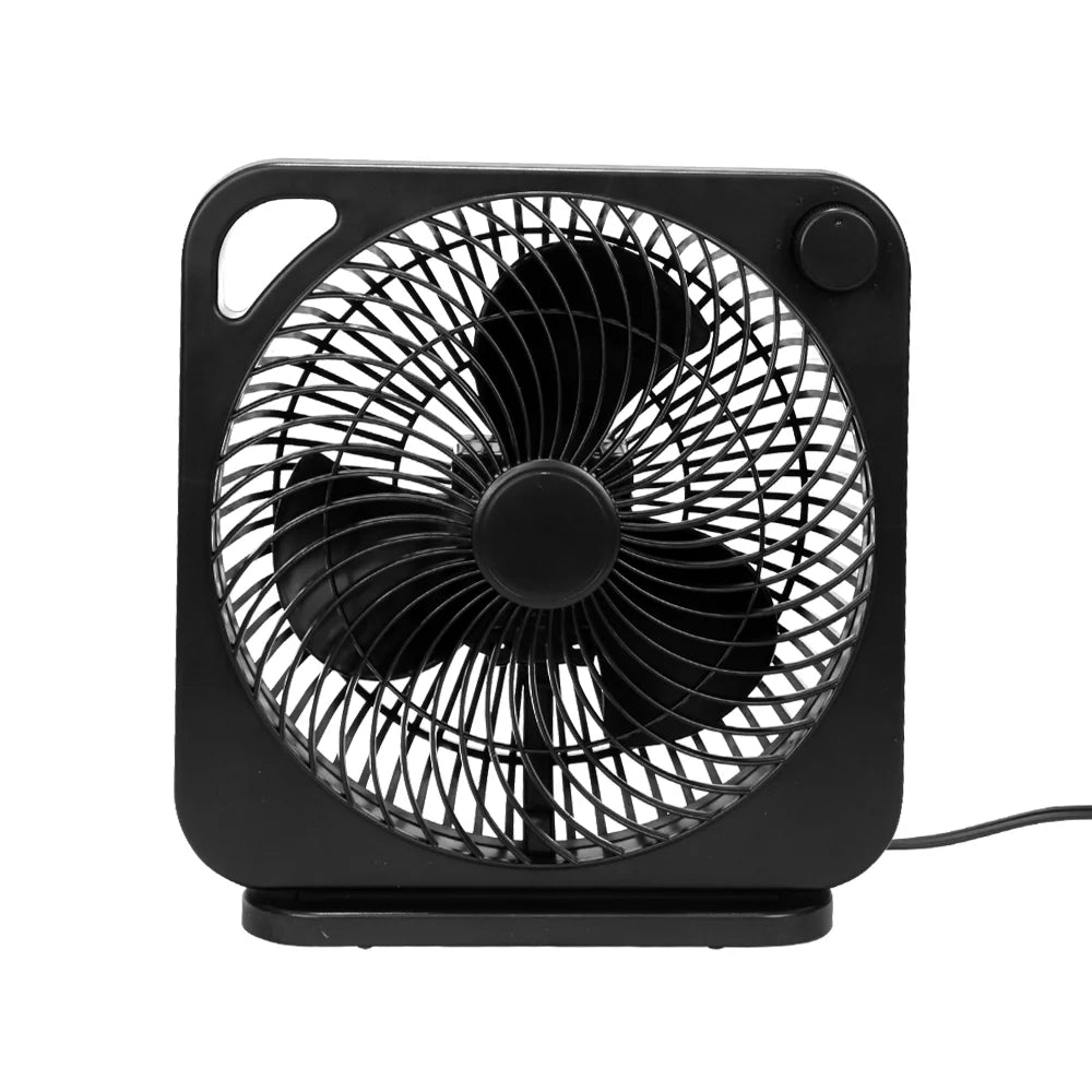 9 inch Box Fan, 3 Speeds, Black S70123